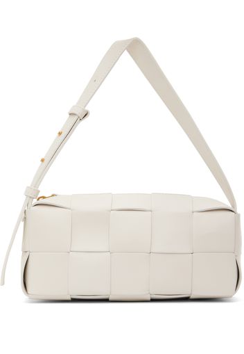 Bottega Veneta White Small Brick Cassette Bag