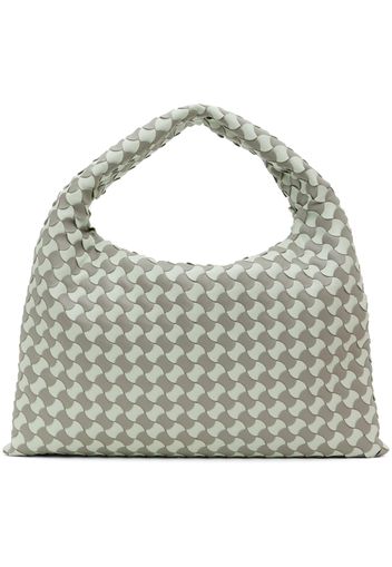 Bottega Veneta Green & Gray Small Hop Bag