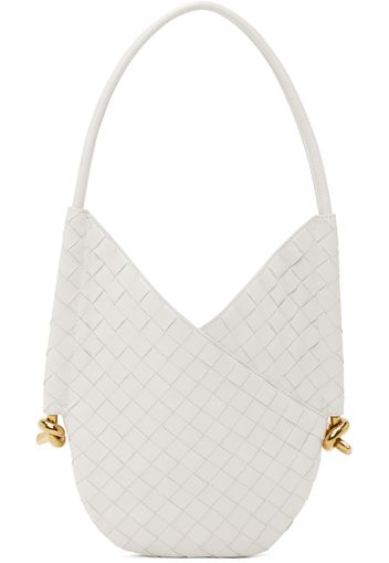 Bottega Veneta White Small Solstice Shoulder Bag