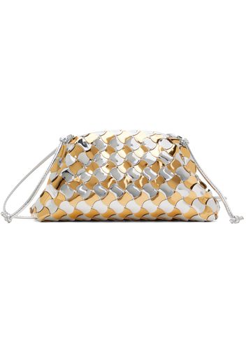 Bottega Veneta Silver & Gold Mini Pouch