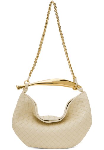 Bottega Veneta Off-White Sardine With Chain Bag