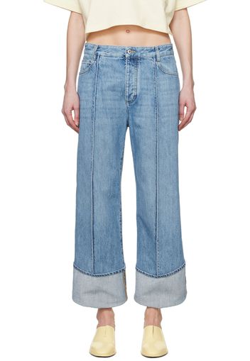 Bottega Veneta Blue Curved Jeans