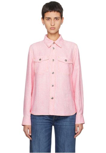 Bottega Veneta Pink Printed Shirt