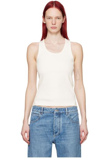 Bottega Veneta Off-White Rib Tank Top