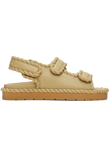 Bottega Veneta Beige Jack Flat Sandals