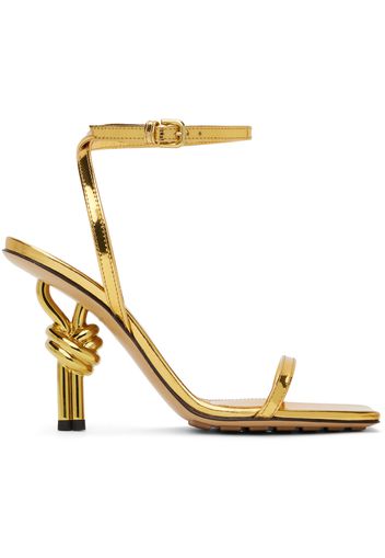 Bottega Veneta Gold Knot Sandals