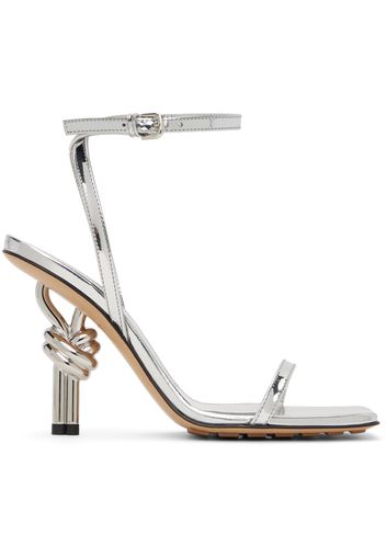 Bottega Veneta Silver Knot Sandals