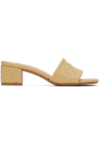 Bottega Veneta Beige Amy Mules