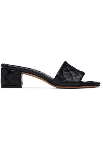 Bottega Veneta Black Amy Mules