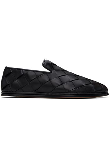 Bottega Veneta Black Sunday Slippers