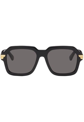 Bottega Veneta Black Square Sunglasses