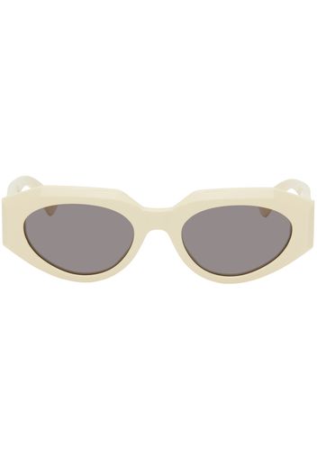 Bottega Veneta Beige Facet Sunglasses