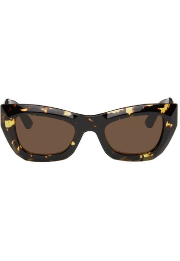 Bottega Veneta Tortoiseshell Cat-Eye Sunglasses