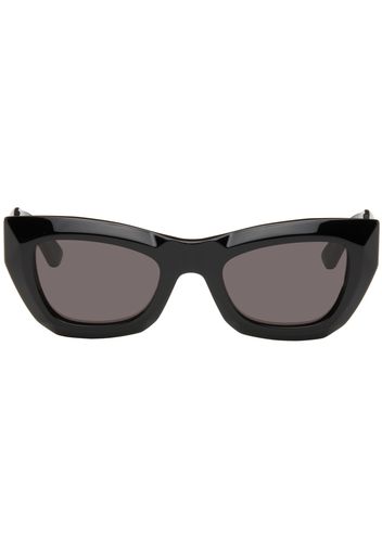 Bottega Veneta Black Cat-Eye Sunglasses