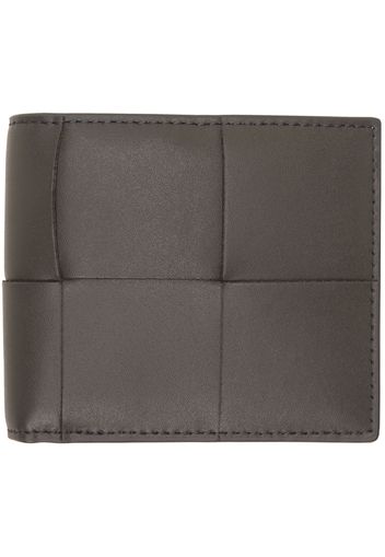 Bottega Veneta Gray Cassette Bi-Fold Wallet