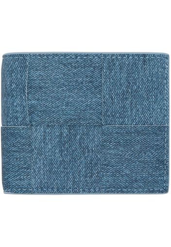 Bottega Veneta Blue Cassette Bi-Fold Wallet