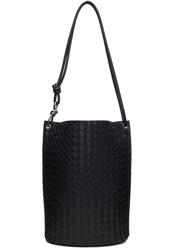 Bottega Veneta Black Medium Knot Bucket Tote