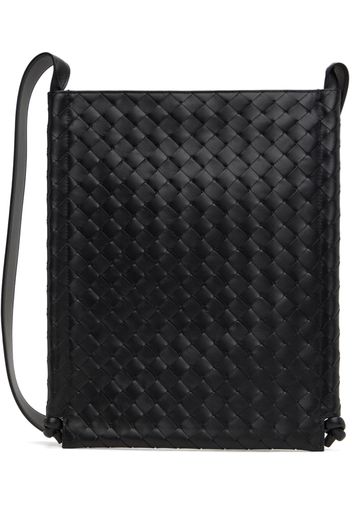 Bottega Veneta Black Large Flat Loop Pouch