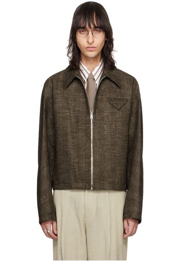 Bottega Veneta Brown Speckled Jacket