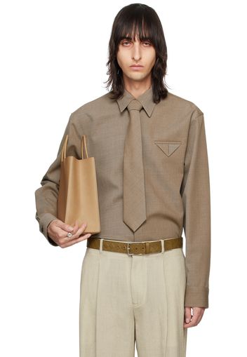 Bottega Veneta Brown Triangle Shirt