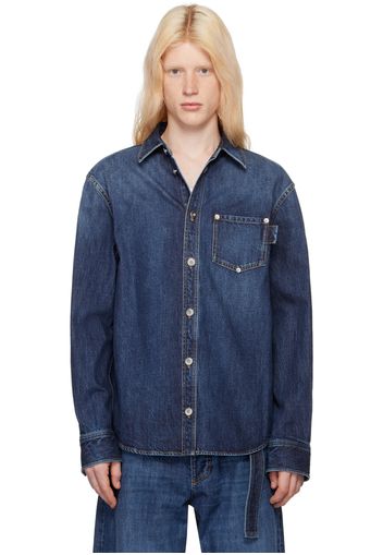 Bottega Veneta Indigo Faded Shirt