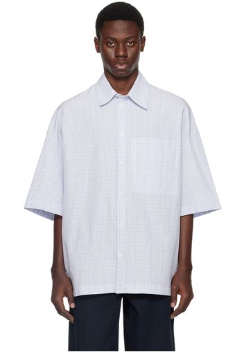 Bottega Veneta Blue Check Shirt