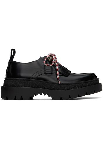 Bottega Veneta Black Highway Lace-Up Derbys