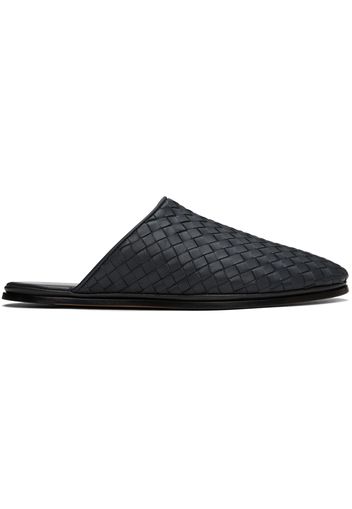 Bottega Veneta Gray Sunday Slippers