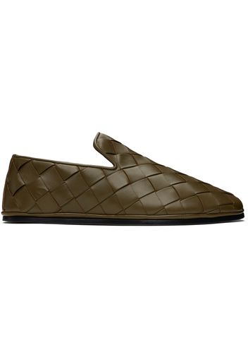 Bottega Veneta Khaki Sunday Slippers