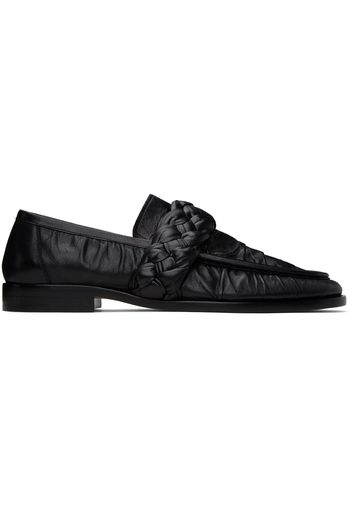 Bottega Veneta Black Astaire Loafers