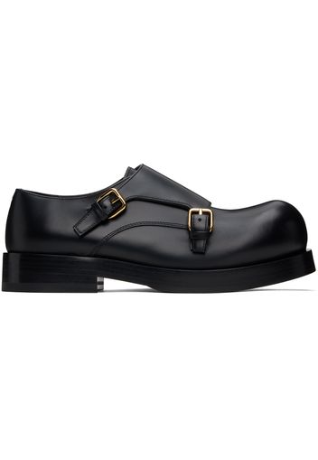 Bottega Veneta Black Helium Monkstraps