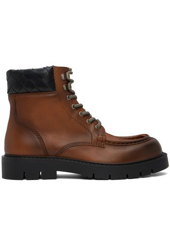 Bottega Veneta Brown Haddock Lace-Up Boots