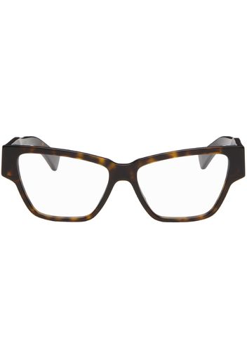 Bottega Veneta Brown Cat-Eye Glasses