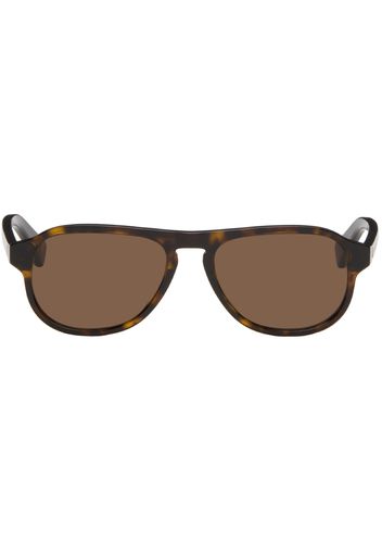 Bottega Veneta Brown Aviator Sunglasses