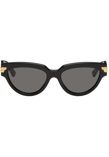 Bottega Veneta Black Cat-Eye Sunglasses