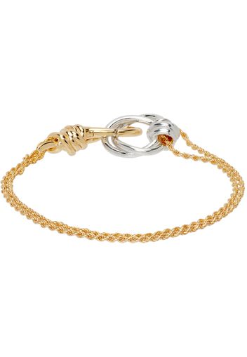 Bottega Veneta Gold Knot Bracelet