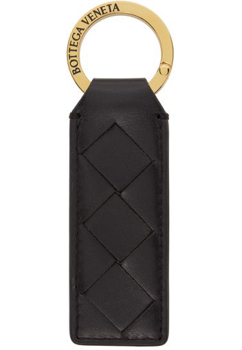 Bottega Veneta Black Tab Key Ring