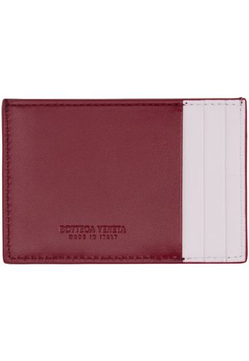 Bottega Veneta Red Cassette Card Holder