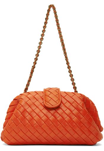 Bottega Veneta Orange Teen Lauren 1980 With Chain Clutch