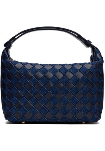 Bottega Veneta Navy & Indigo Mini Wallace Bag