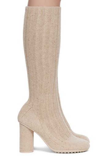 Bottega Veneta Beige Atomic Boots