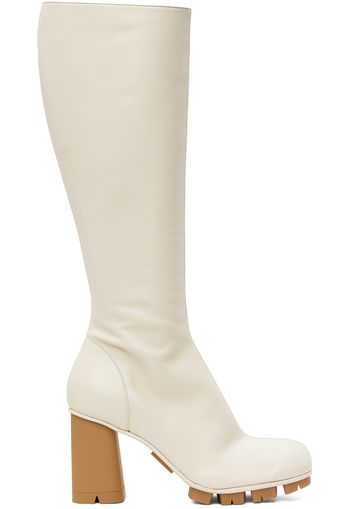 Bottega Veneta Off-White Shore Boots