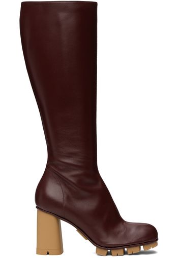 Bottega Veneta Burgundy Shore Boots