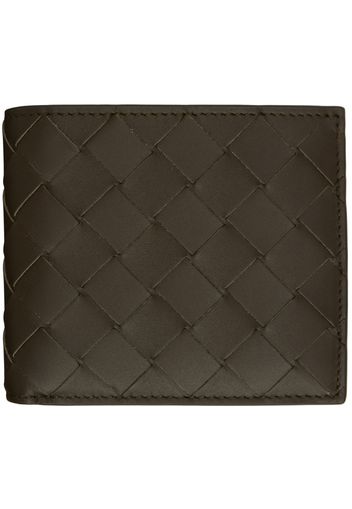 Bottega Veneta Brown Intrecciato Bi-Fold Wallet