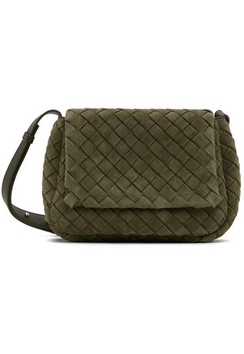 Bottega Veneta Khaki Small Cobble Messenger Bag