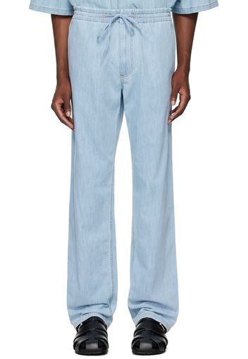 Bottega Veneta Blue Light Bleached Elasticized Jeans