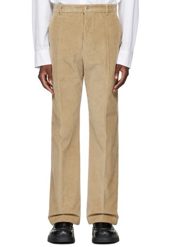 Bottega Veneta Beige Creased Trousers