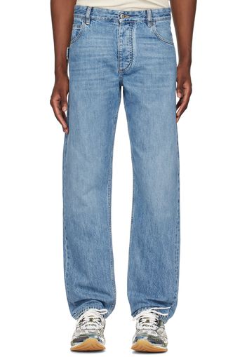 Bottega Veneta Blue Straight Jeans