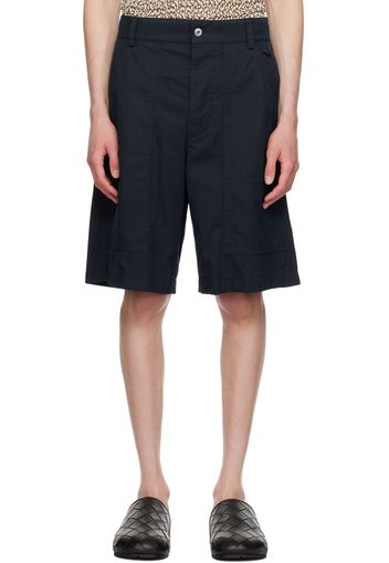 Bottega Veneta Navy Lightweight Shorts