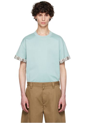 Bottega Veneta Blue Double Layer T-Shirt